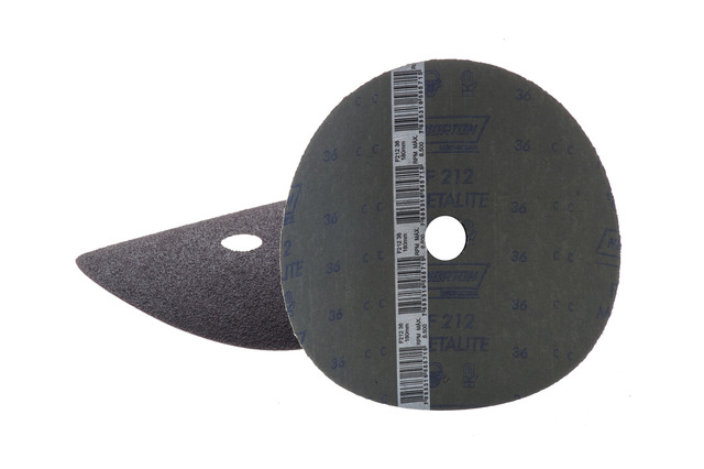 DISCO ESMERIL FLEXIBLE FIBRA METALITE 180 x 22 mm ? GRANO FINO